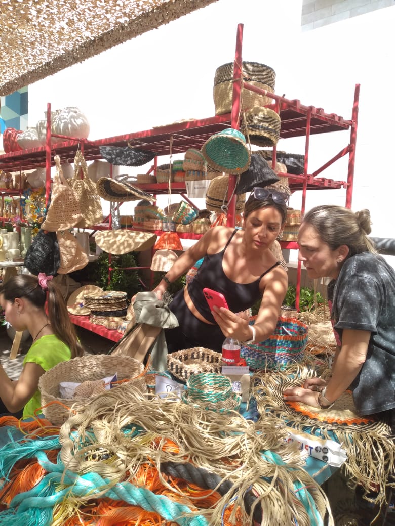 Participación de la Feria Al Cateo con Taller de cestería "Rearmar"